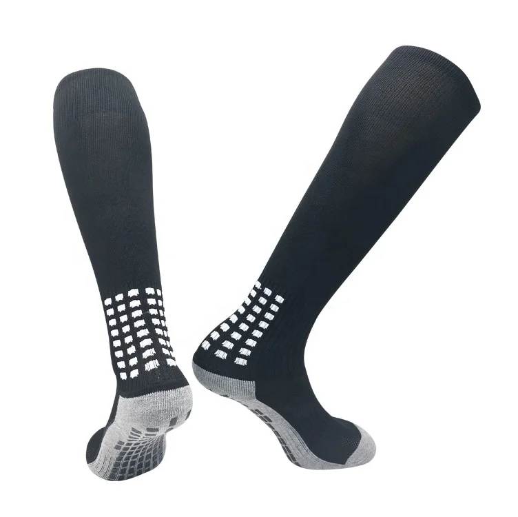 RTS Professional Cushion towel bottom long tube knee high anti skid slip team hockey soccer basketball football socks