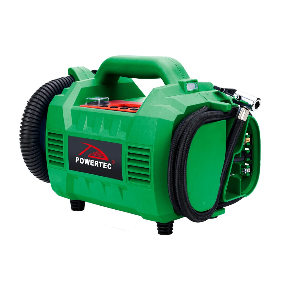 POWERTEC 20V беспроводной насос и Дефлятор с машинным