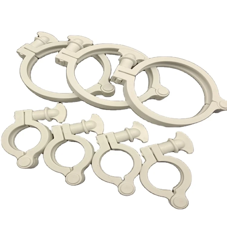 Professional standard PA66 plastic medical sanitary clamp nylon tc clamp