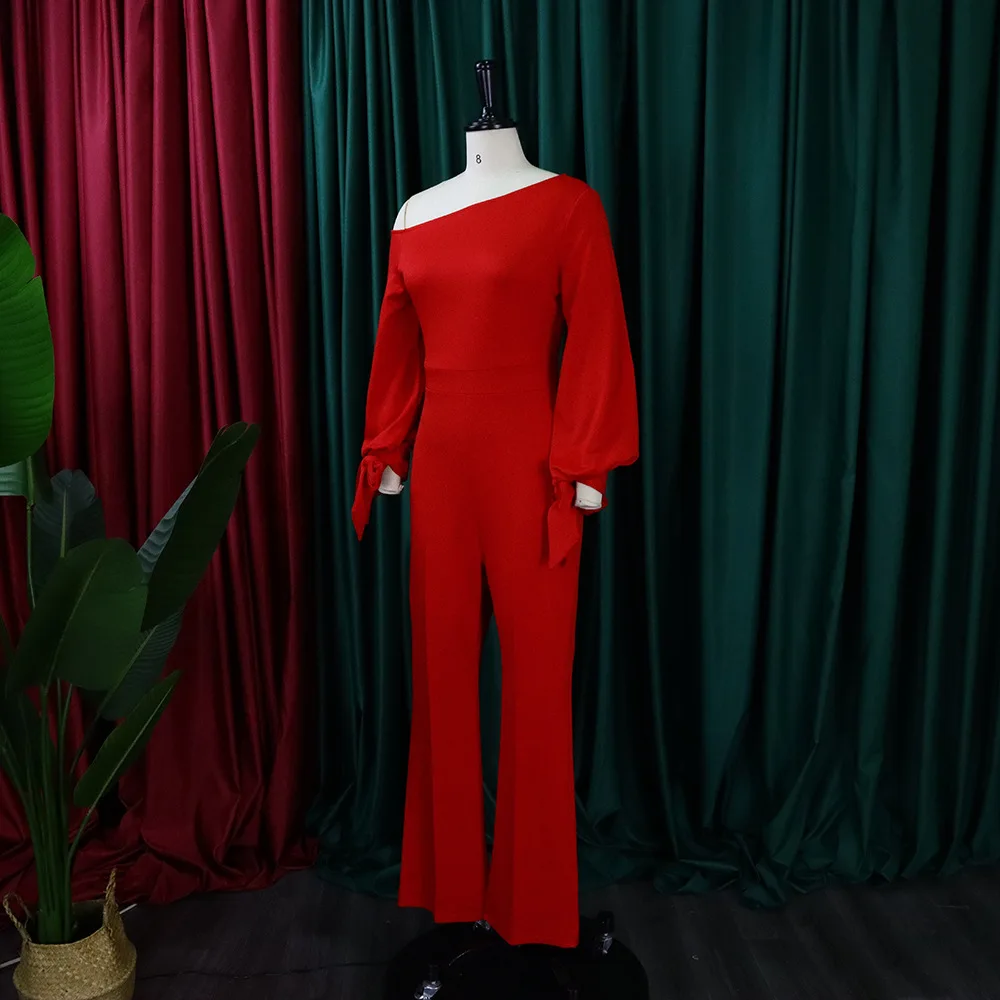 HighWaisted African Print Wide Leg Jumpsuit for Casual Wear