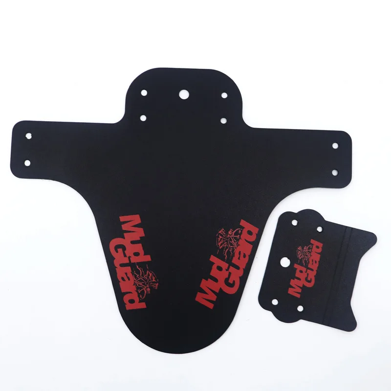 1.2mm Black Thick Universal Cycling Mountain Bike Mudguard Front Rear Removal Plastic/carbon Fiber Bicycle Fender Short-length
