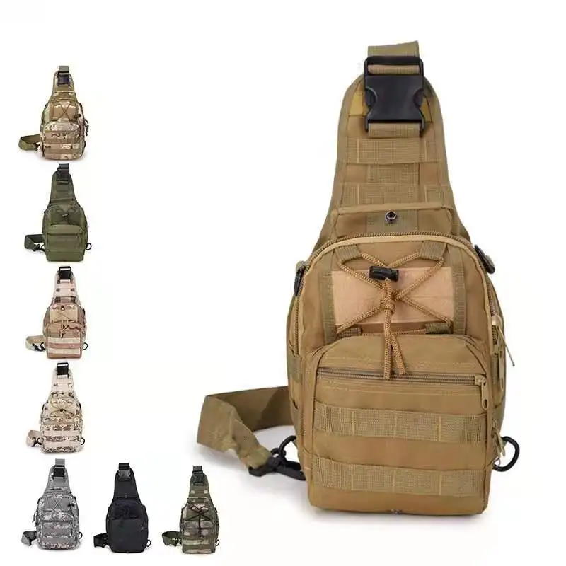 Wholesale Cross Body Sling Bag Tactical Camping Hiking Shoulder rig Chest Bags molleTactical for Men Accessory Pouch