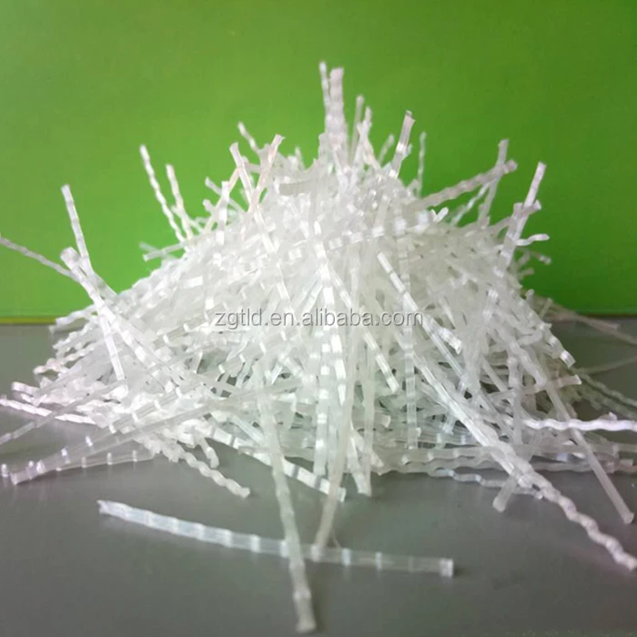 High quality concrete raw material grade A crack resistant PP macro fiber