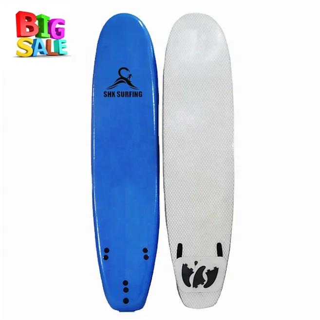 SHX High Abradability Waterproof Non Slip Textured 8 Foot Soft Top Surfboard
