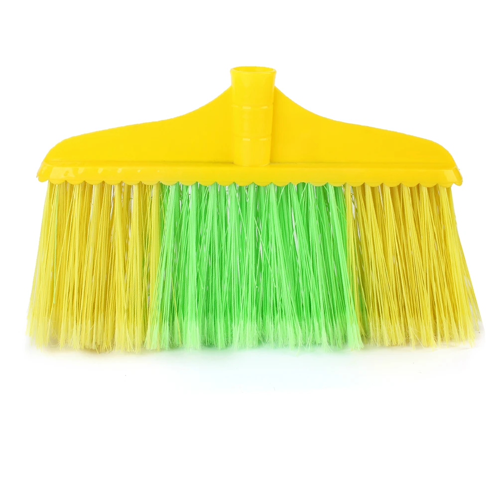 Hot Selling Heavy Duty Bristles Plastic Floor Cleaning Household Easy Sweeping Broom And Dustpan Set With Self Cleaning