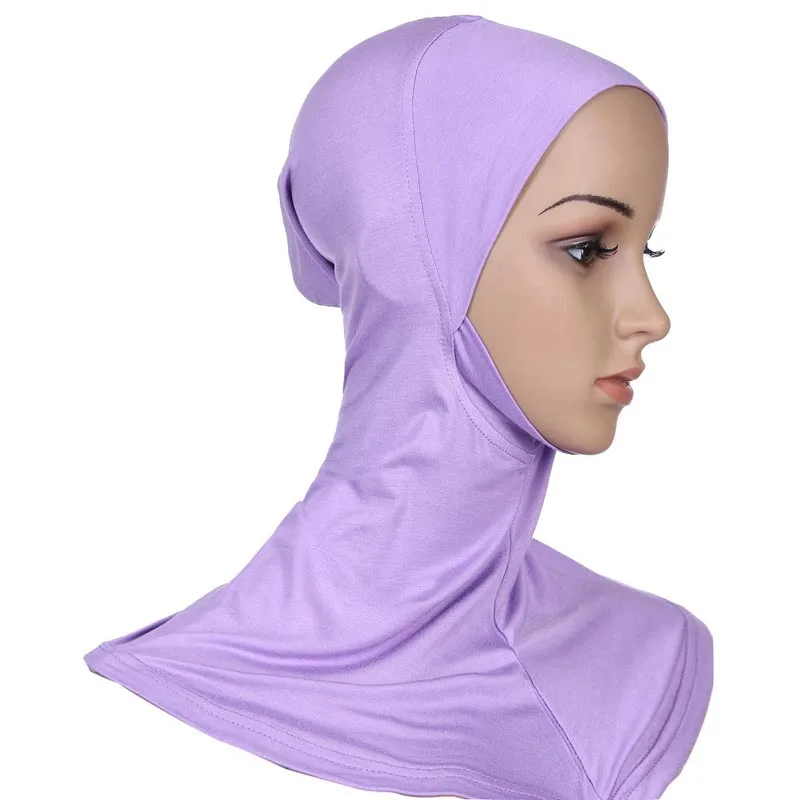 hot sale ninja with chin modal inner cap hijab for Muslim women chin cover wholesale