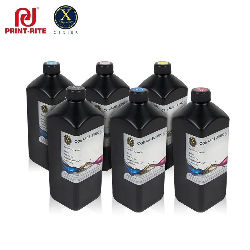 Совместимые чернила для EPSON XP600/I3200-U1 DX5/DX7/TX800 8 цветным лаком гибкие светодиодные чернила