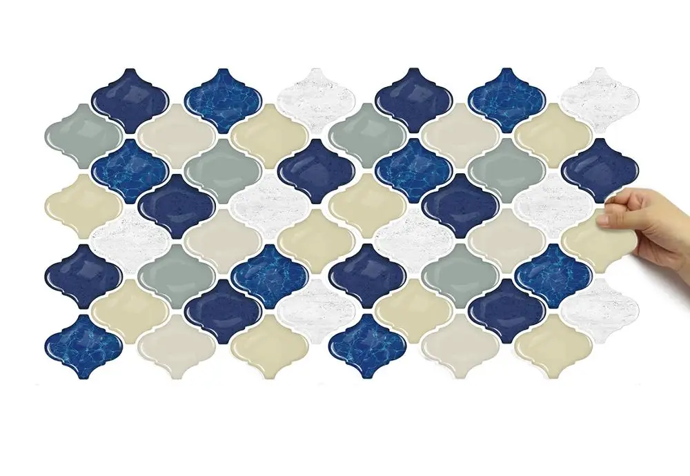 Top Quality Hot Sales 3D Mosaic Tile Home Decorative PVC Wall Sticker