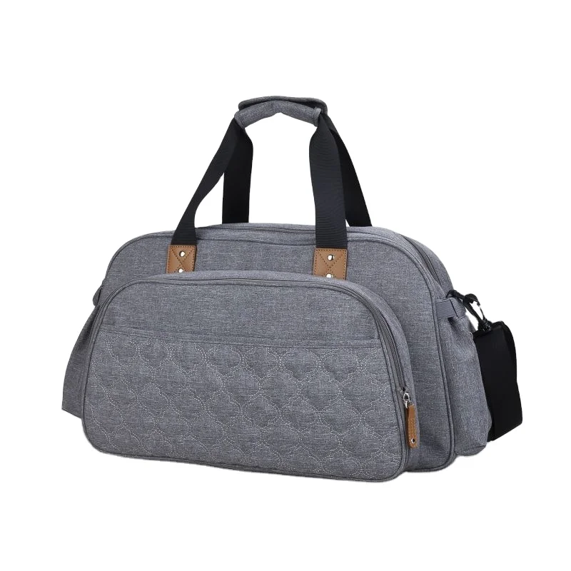 High Quality Multi-Shoulder Diagonal Design Mummy Baby Diaper Bag with Foam Padding Logo Pattern Organization Polyester Bag