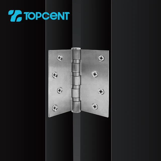 TOPCENT Aluminium Flag Flush Butt Hinge Door & Window Hinges Accessories Hardware Stainless Steel Aluminum Door Hinges