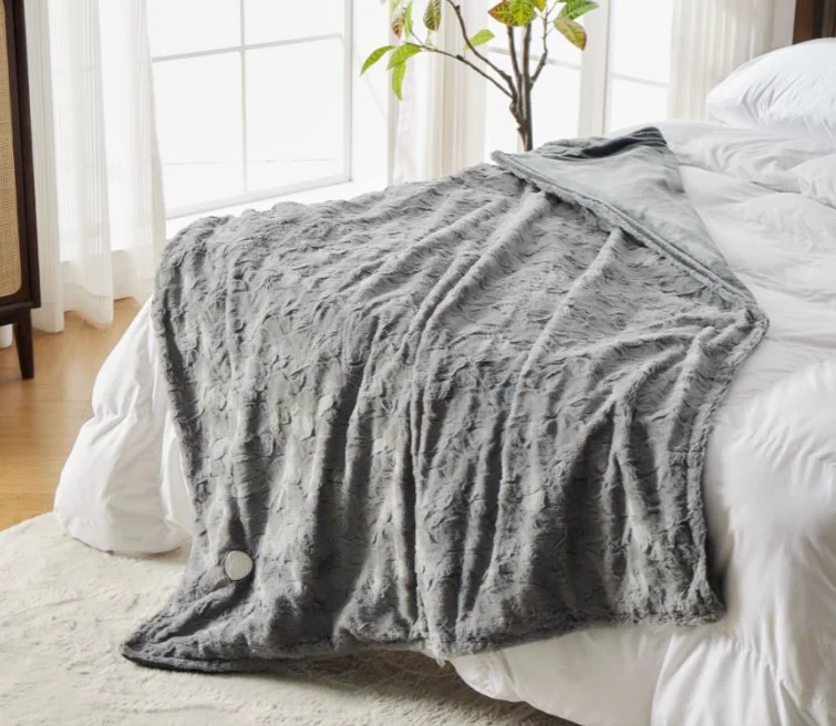 Heat blanket electric blanket with automatic switch-off - With 9 adjustable heat settings