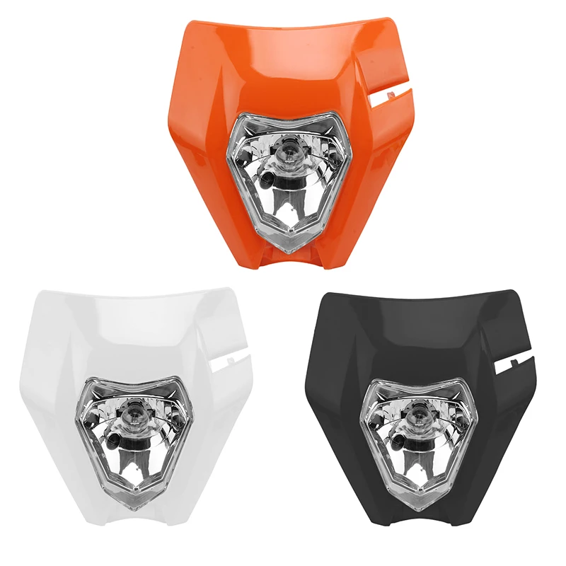 Supermoto  Headlamp Exc Excf Sx Sxf Xc Xcf Xcw 125 150 250 300 350 400 450 505 525 530 12V New Motorcycle Headlight Lamp For Ktm