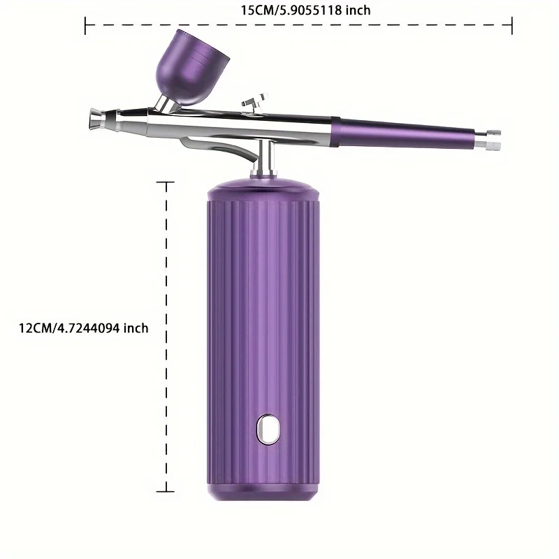 Air Brush With Compressor Portable Nail Painting Air Brush Machine Kit