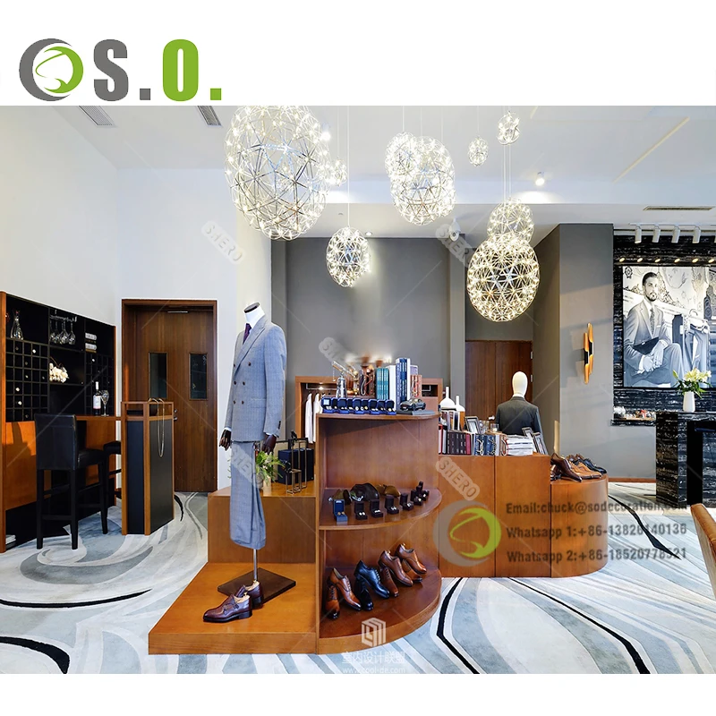 Clothing Store Furniture Showroom Display Clothes Shop Counter Table Design