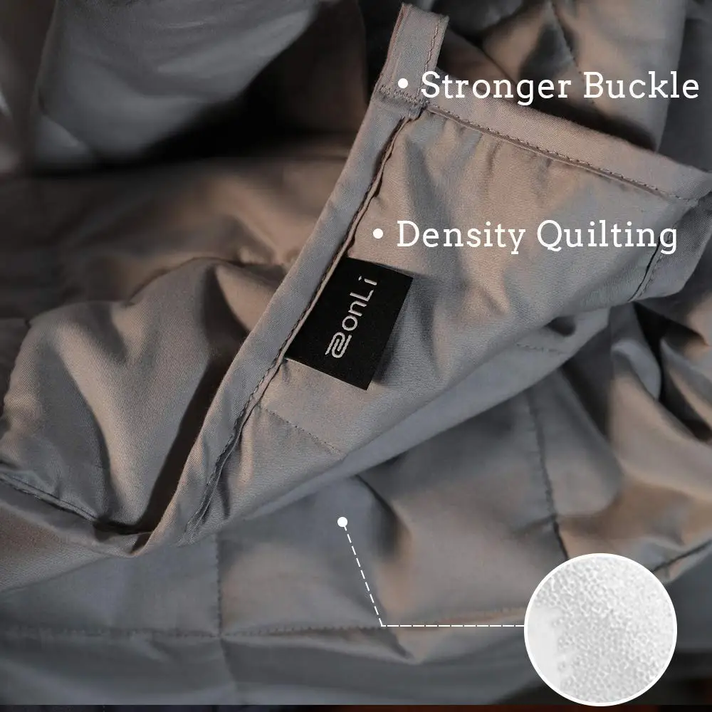 48'*72' Cotton Sensory Calming Adult Heavy Blanket To Reduces Anxiety