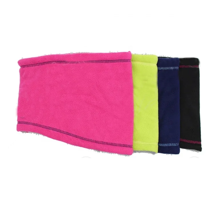 wholesale double use circular neckscarf outdoor sports fleece neckwarmer