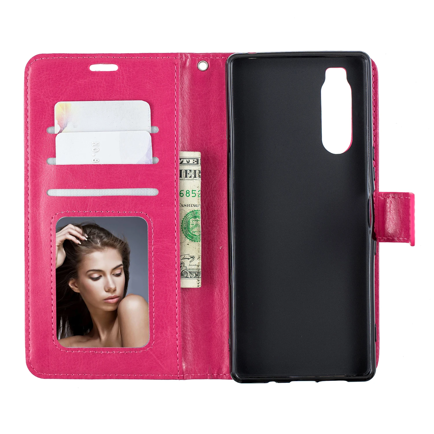 For Sony Xperia XZ1 Compact XZ2 XA1 Ultra L2 XA2 XZ3 XA3 L3 XZ4 Retro Wallet Leather Case Flip Cover
