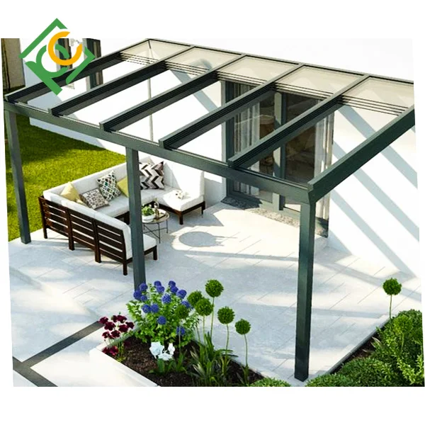 Polycarbonate awnings sunshade deck balcony awning details