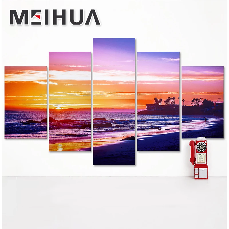 Simple design modern bedroom decoration art supplies canvas painting panels