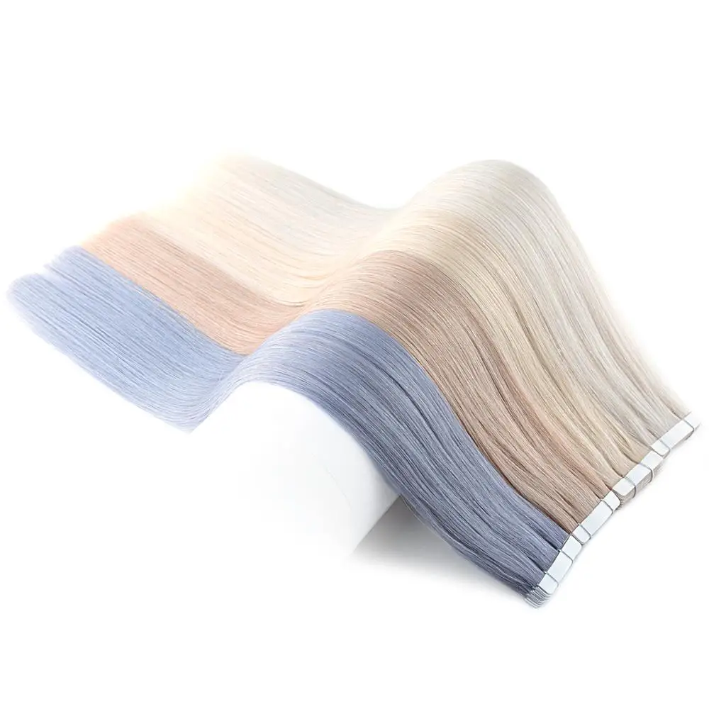 
Neitsi 100% Remy Tape in Hair Extensions Human Hair Seamless Tape in Skin Weft Double Drawn double sided tape for hair pieces 