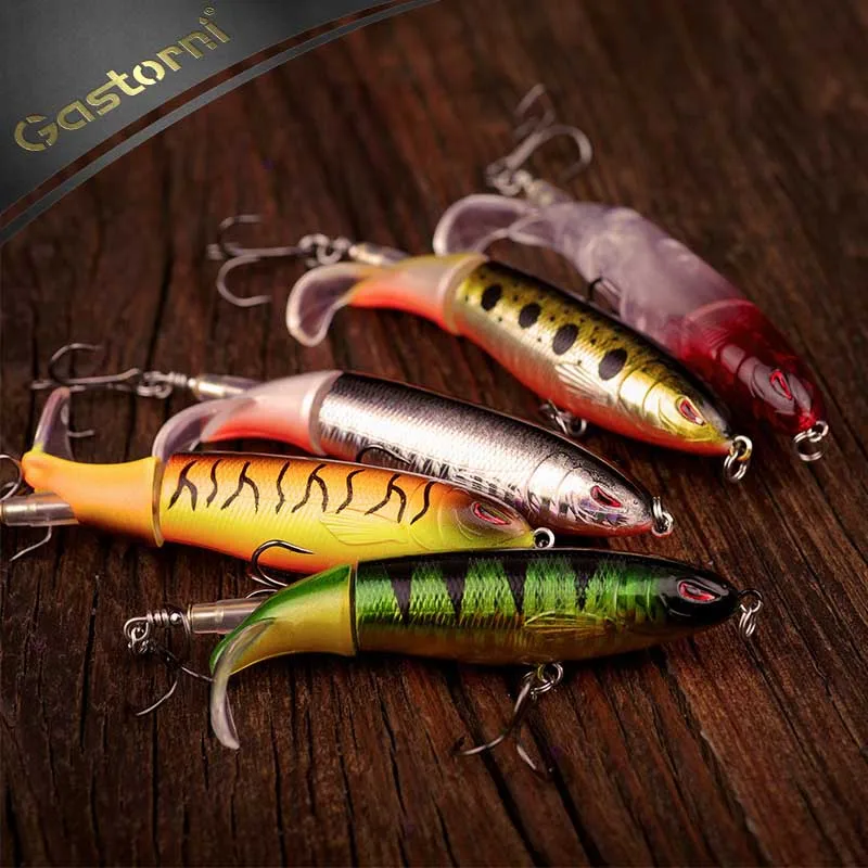 GASTORNI Propeller Tractor High Carbon Steel Three Hooks Hard Bait Whopper Propeller Pencil Bionic Artificial Bait