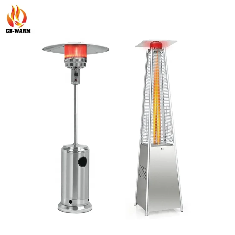 Factory Supplier High Power Gas Outdoor Heater Wedding Garden Decoration Gas Patio Heaters Freestanding Gas Heaters