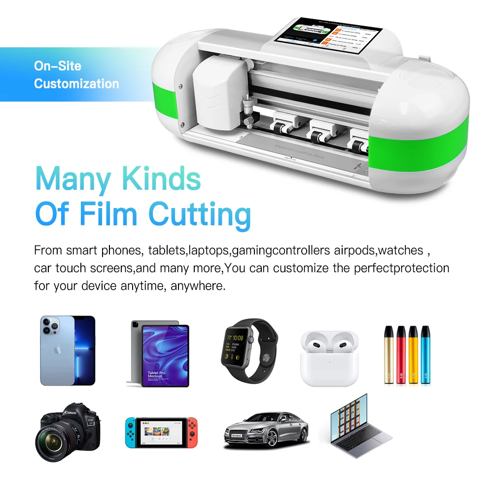 Easy Operation Screen Protector Vinyl Nano Tpu Cutting Machine Smart Phone Protective Film Cutter