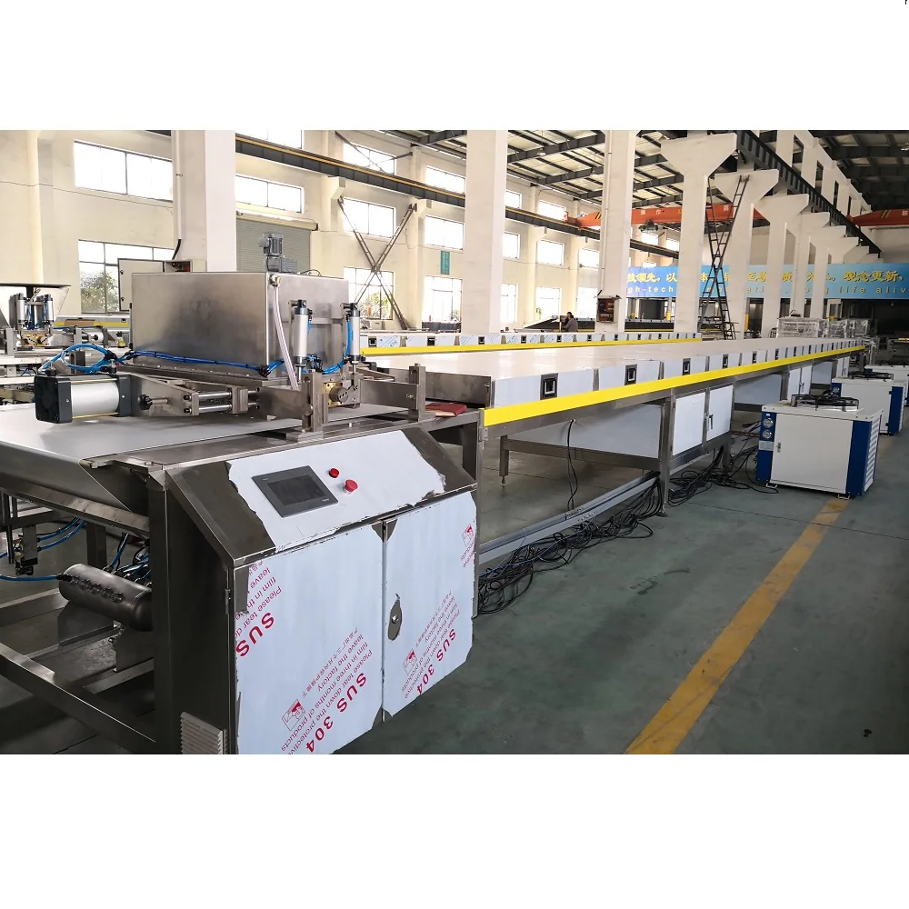 Automatic Drops Depositor Chocolate Chips Depositing Machine production line choclates snicker