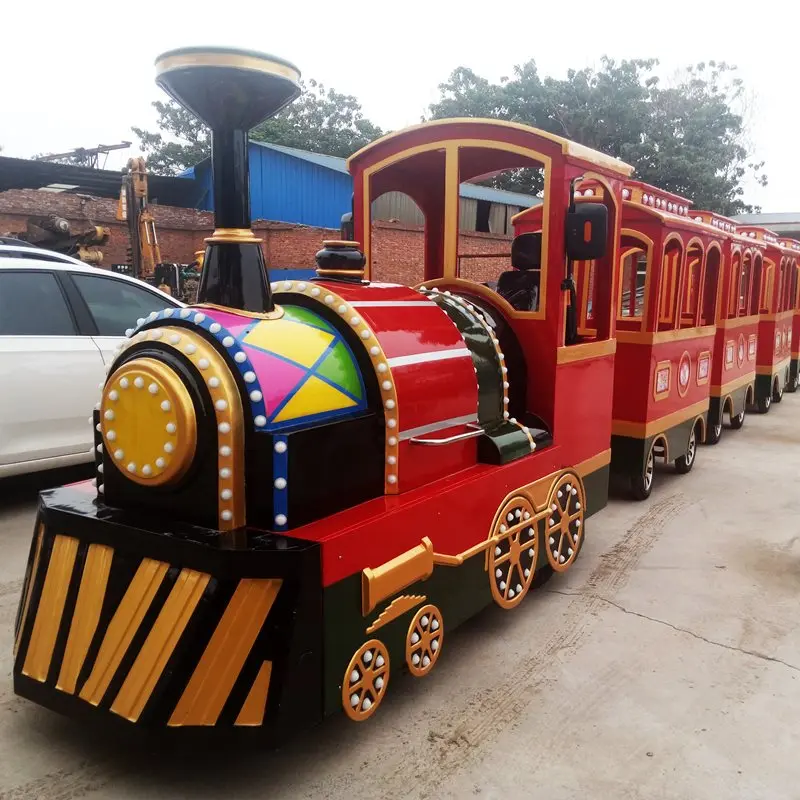 High quality mall park electric trackless train electric christmas train