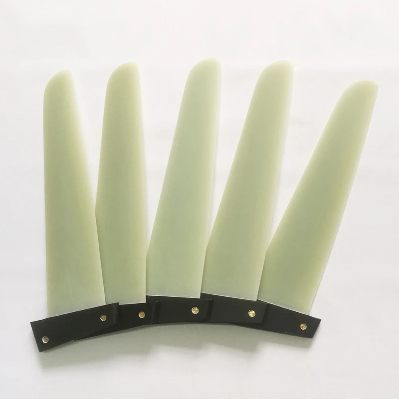 G10 CNC Epoxy Wind Surfing Single Fins Customizable SUP Center Fins Kitesurf Surfboard Fins