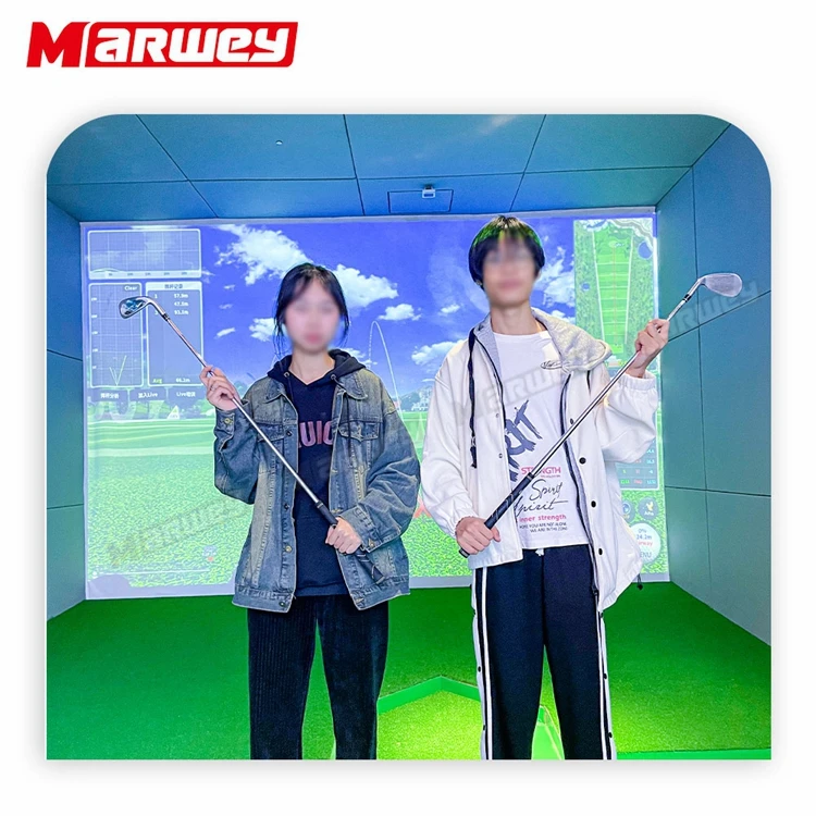 Прямые продажи с фабрики симулятор гольфа умный экран интерактивный проекционный коммерческий игры в гольф помещении