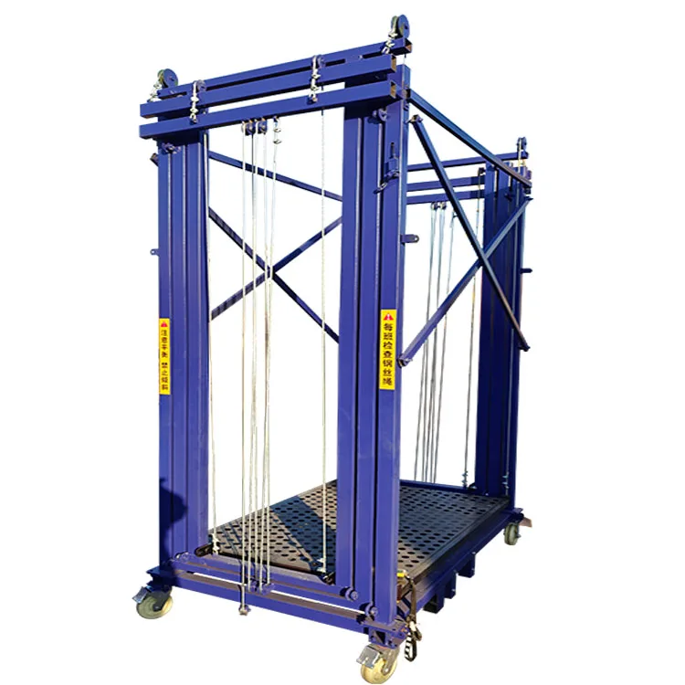 Aluminum ladder scaffold, 6m electric scaffold, electric scaffold