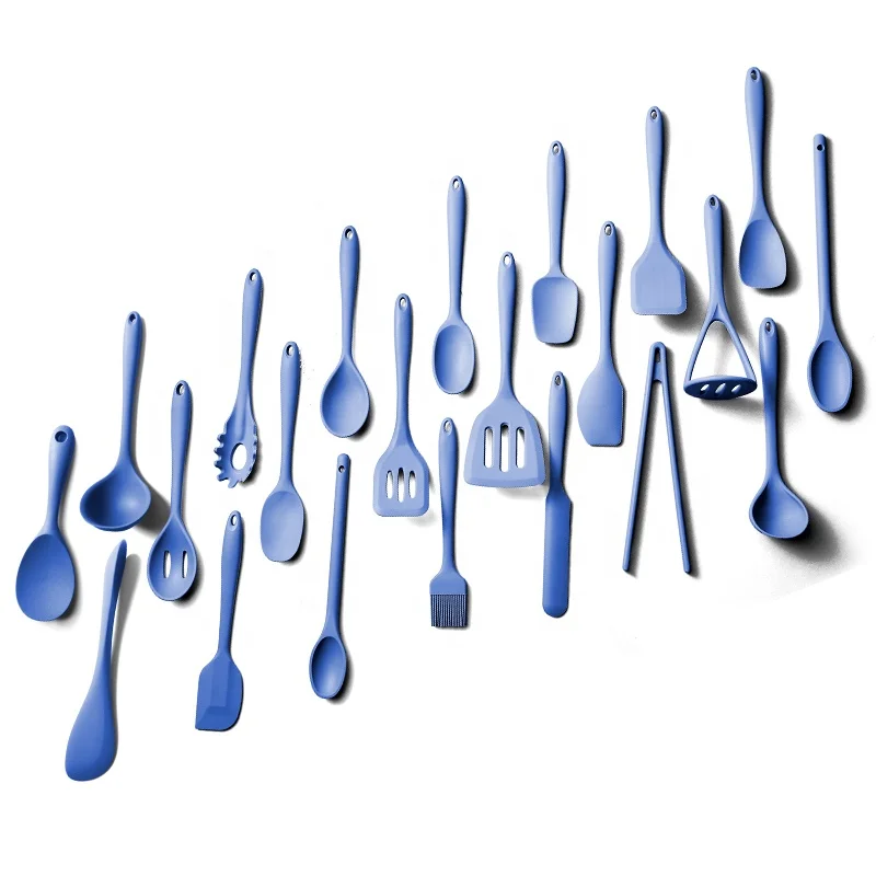 Kitchen Utensil Set Silicone Kitchen Accessories Set With Hook Soft Handle