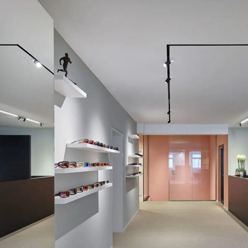 Enideng 48V COB LED Magnetic Track System 4 Wire Track spot light 5W 7W