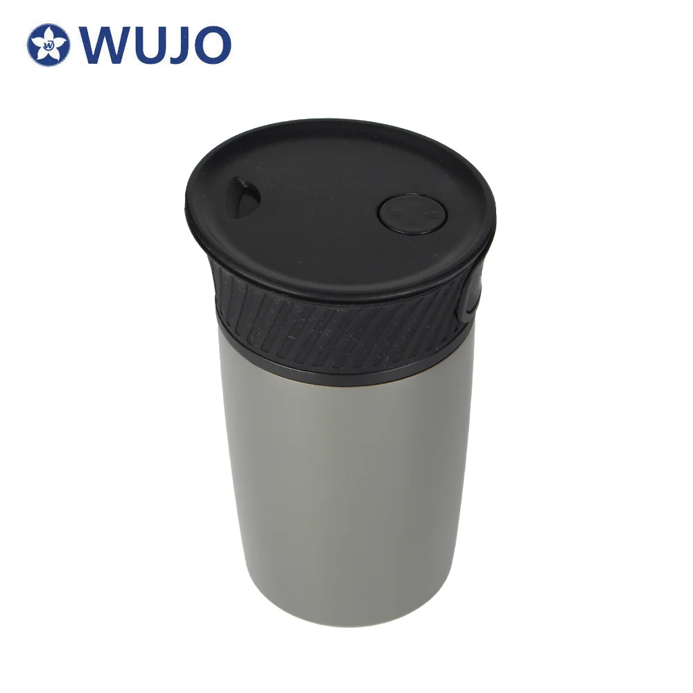 Custom Gifts Double Layer Stainless Steel Drinking Water Vacuum Cup Travel Coffee Mug Car Cup With Lid