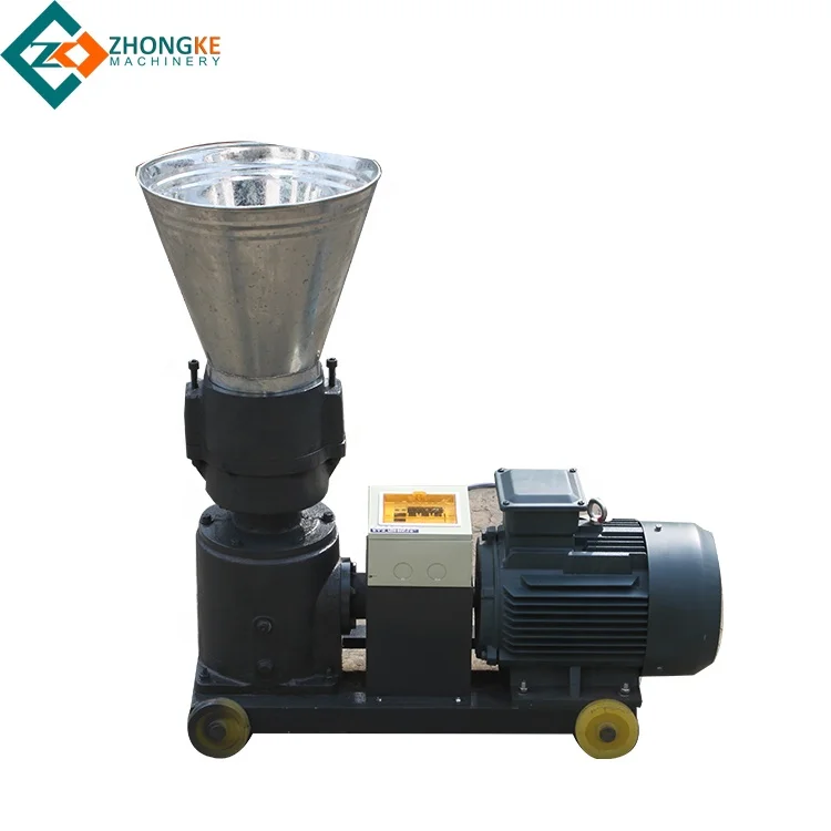 tractor type jinan 1 ton wood chips feed pellet press mill