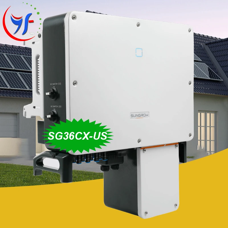 Sungrow SG36CX-US 4 MPPTs three Phase  solar inverter  36kw on grid Solar System
