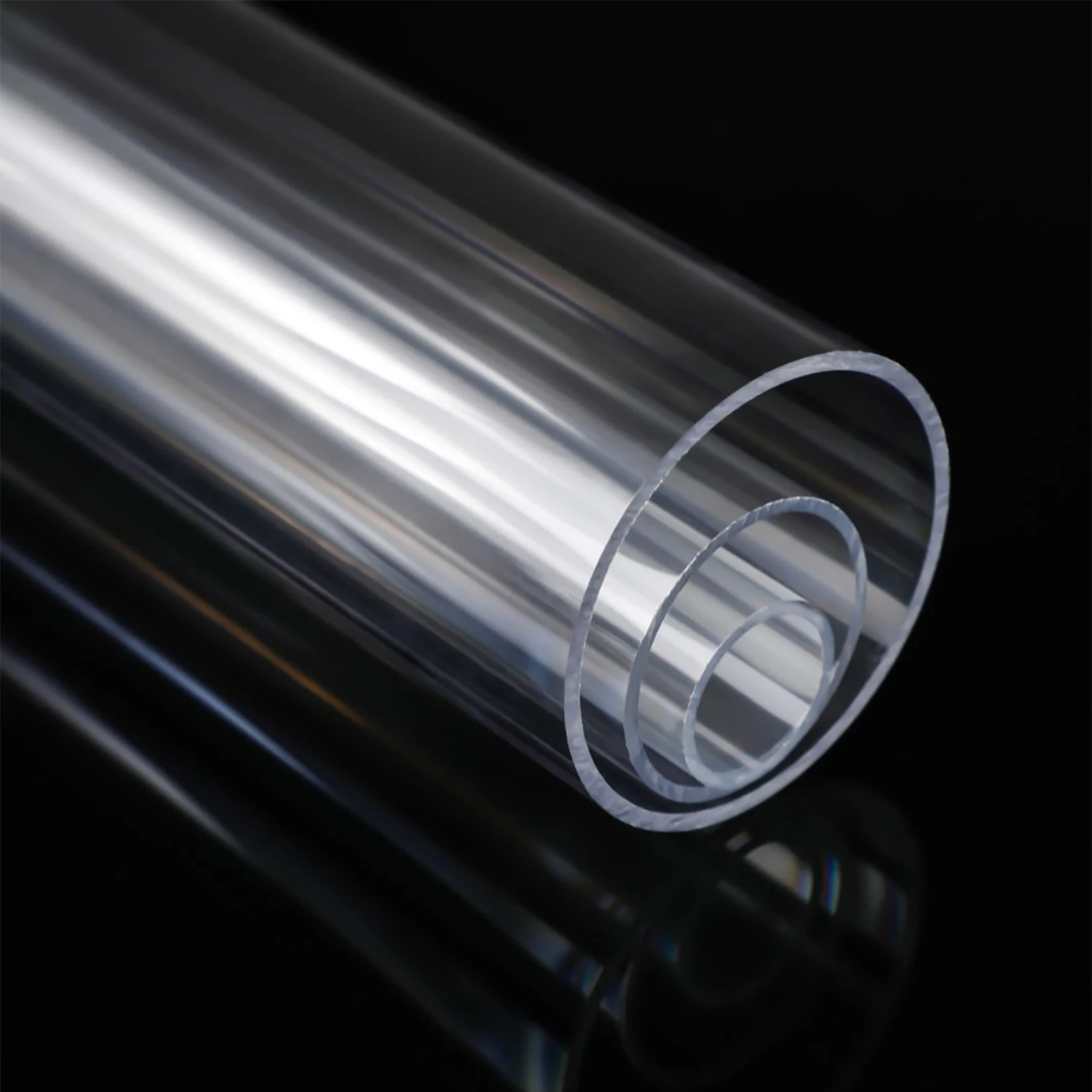PC tube factory wholesale polycarbonate plastic round tube plastic lighting PC transparent tube display frame plastic