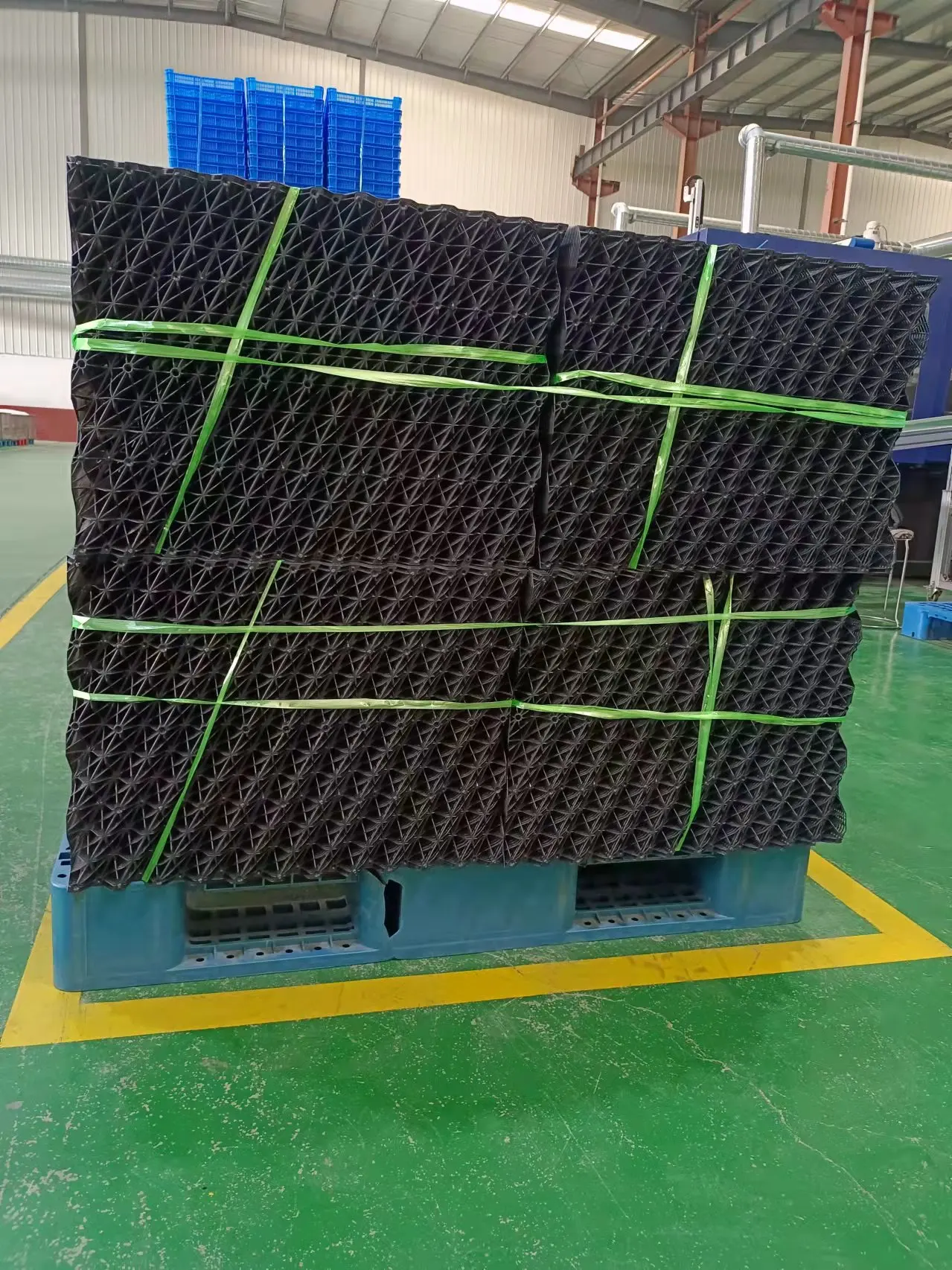 Pig farm honeycomb deodorization evaporation plastic cooling pad