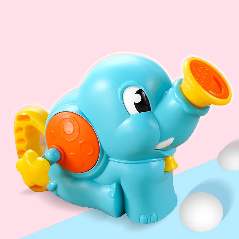 
Hot selling plays water toy elephant manual water spray baby and kids shower toy for bath 