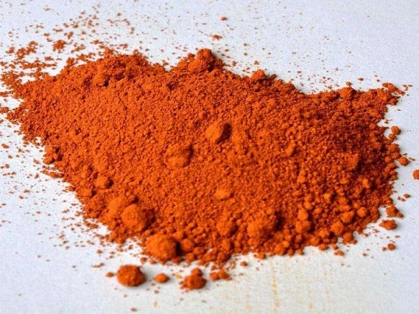 orange iron oxide pigment for colorant of PVC and glass