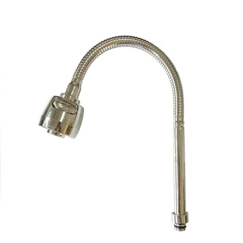 Хромированный смеситель для кухонной мойки насадка из АБС-пластика на трубу нержавеющей стали гибкий носик горячей и холодной воды кран с распылителем