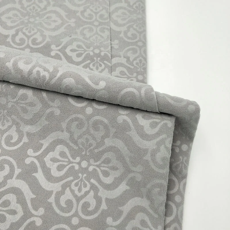 woven polyester cheap price modern knitted fabric 3D embossed sofa home textile