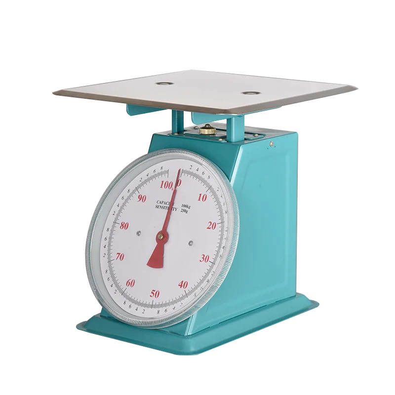 25KG 100KG Dial Spring Weight Scale Mechanical Kitchen Spring Scales with Bowl