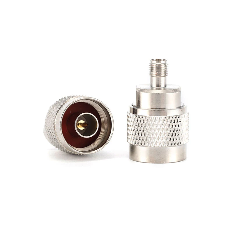 High quality cheap Brass nickel plated RF Adapter Series N male to SMA female RF Coax Adapter