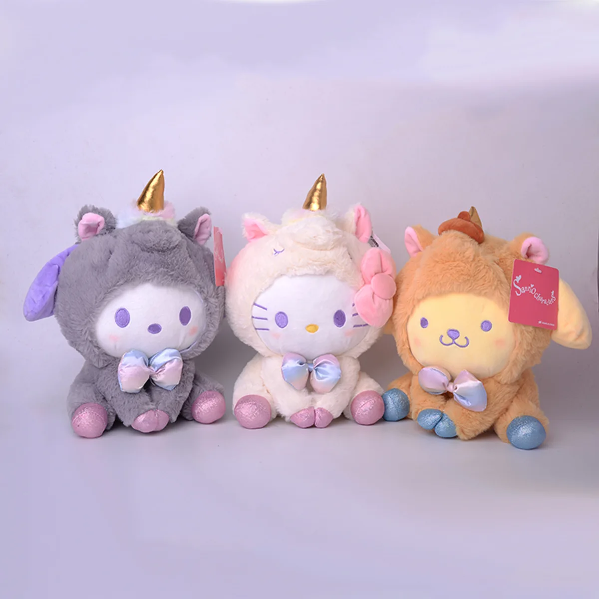 DHF мультяшная Kuromi Melody Cinnamoroll плюшевая игрушка брелок животные милая кукла для девочек