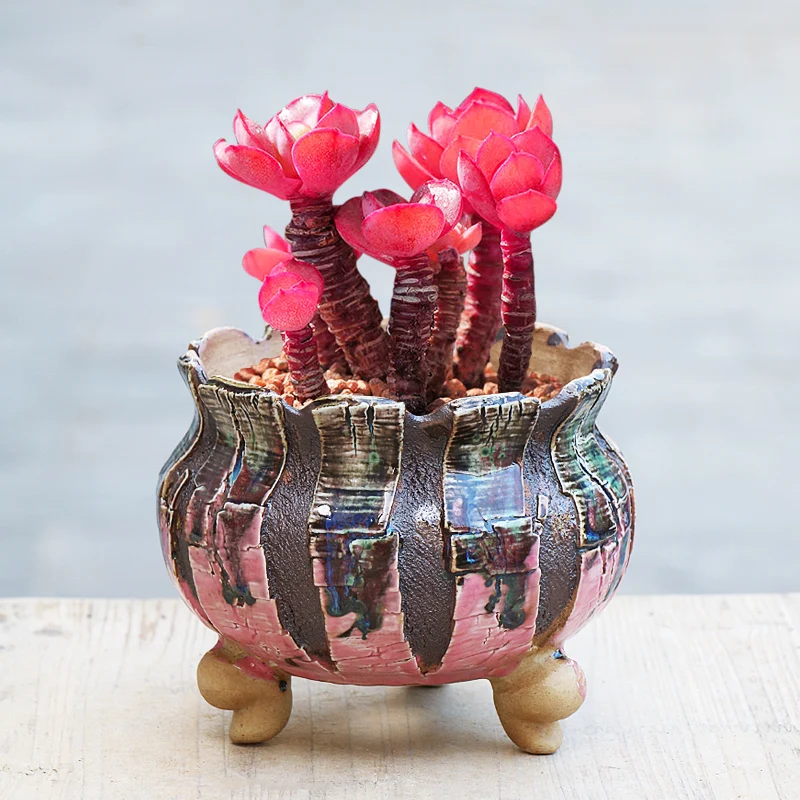 bonsai potshot sale handmade clay large bonsai pot glazed ceramic glazed garden pots  outdoor large pots for succulent