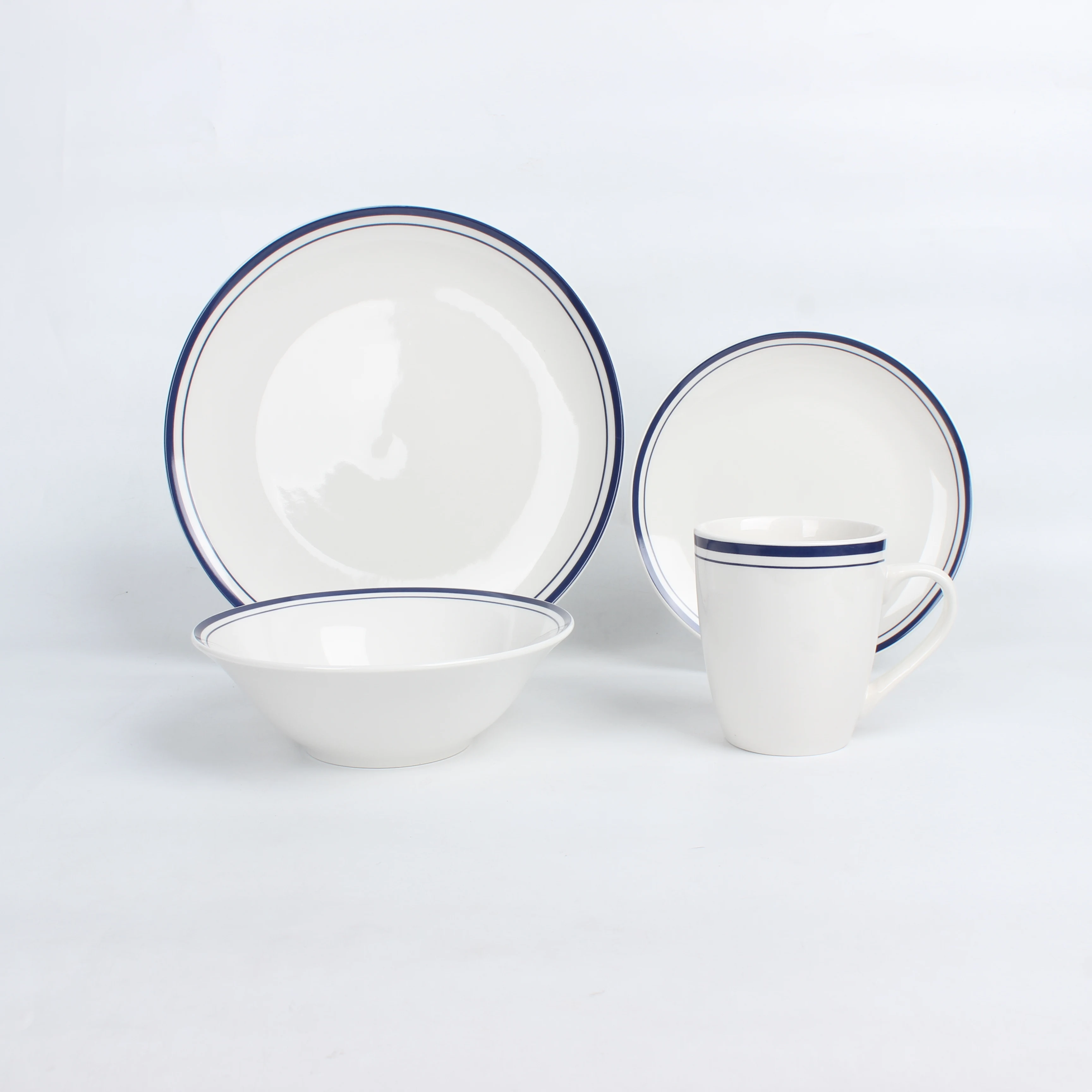 white porcelain plate High Quality Restaurant and Hotel Ceramic Rectangle Dinner Plate and Dishes Porcelain bulk ceramic plates