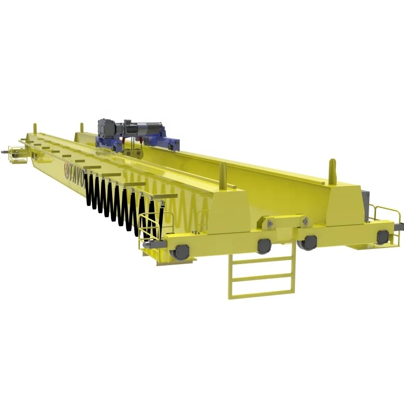 China Manufacturer Heavy Duty Electric Hook Lifting Double Girder Durable Bridge Crane 1-200 ton