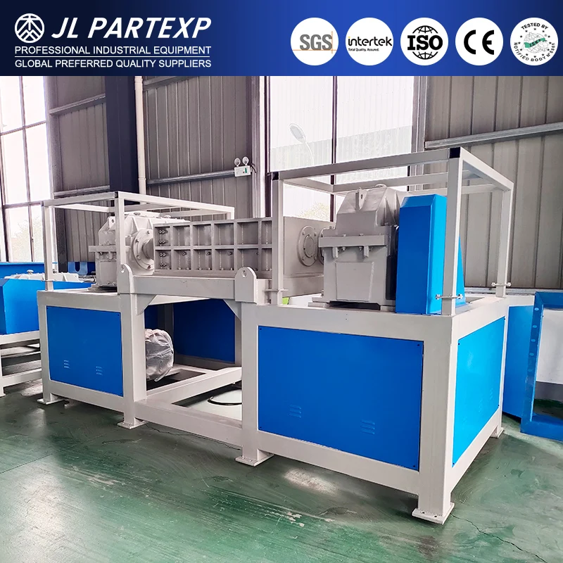 Double Shaft Polypropylene Pet/Rice/Paper/Goods Plastic Strapping Tape Crusher Shredder Machine